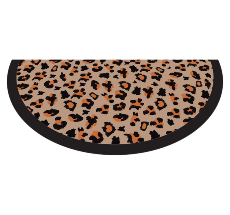 Tapis vinyle animal motif léopard audacieux - TenStickers