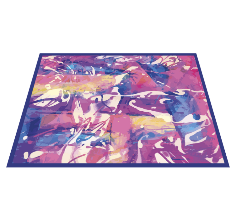 Tapis vinyle textures tourbillon abstrait coloré - TenStickers