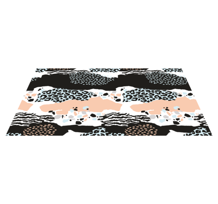 Tapis vinyle animal motif léopard élégant - TenStickers