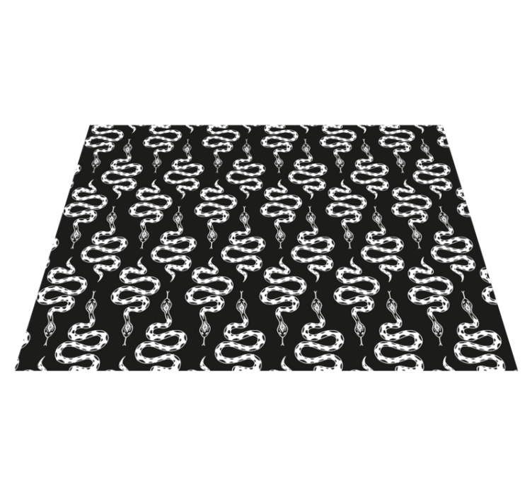 Tapis vinyle animal motif serpent élégant - TenStickers