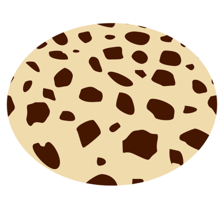 Tapis vinyle animal chaleur tachetée - TenStickers