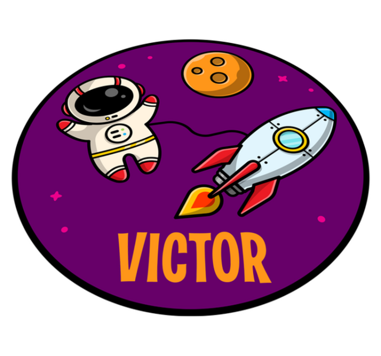 Tapis vinyle autres tapis expédition avec nom - TenStickers