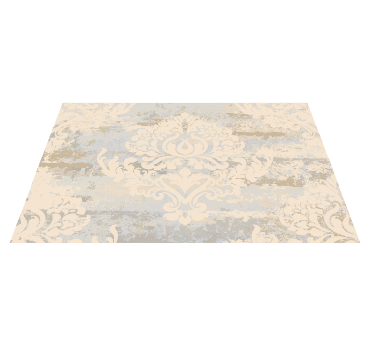 Tapis vinyle Conception crème puzzle imprimé - TenStickers