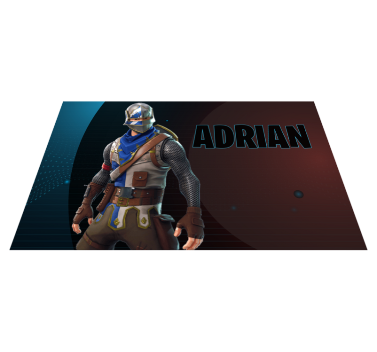 Tapis vinyle ado personnage de jeu héroïque - TenStickers