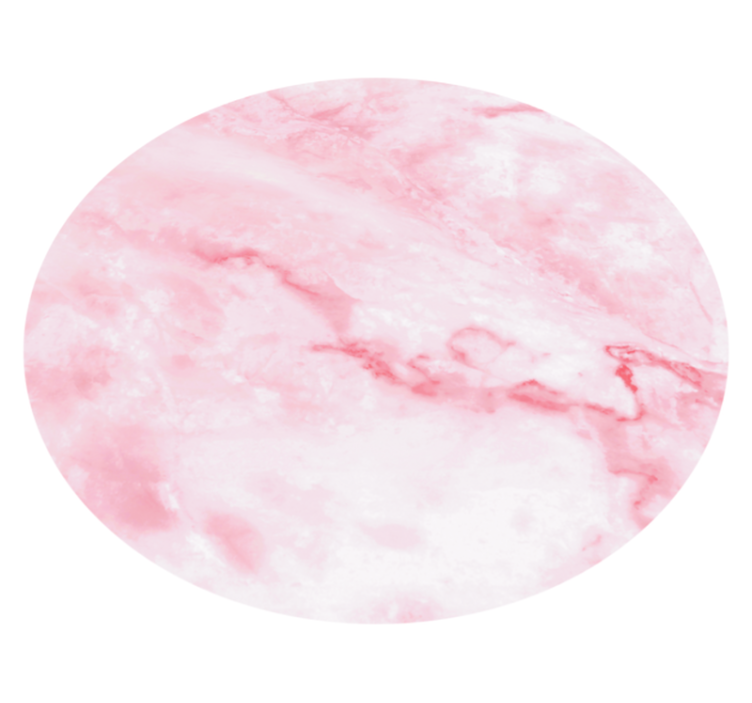 Tapis vinyle marbre effet réaliste rose - TenStickers