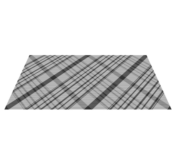 Tapis vinyle rayures lignes monochromes - TenStickers