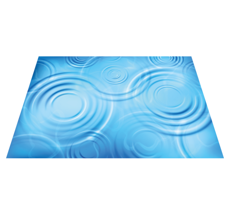 Tapis vinyle texture effet d'ondulation de l'eau - TenStickers