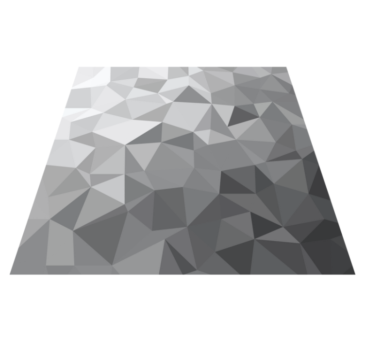 Tapis vinyles géométriques style gris dégradé - TenStickers