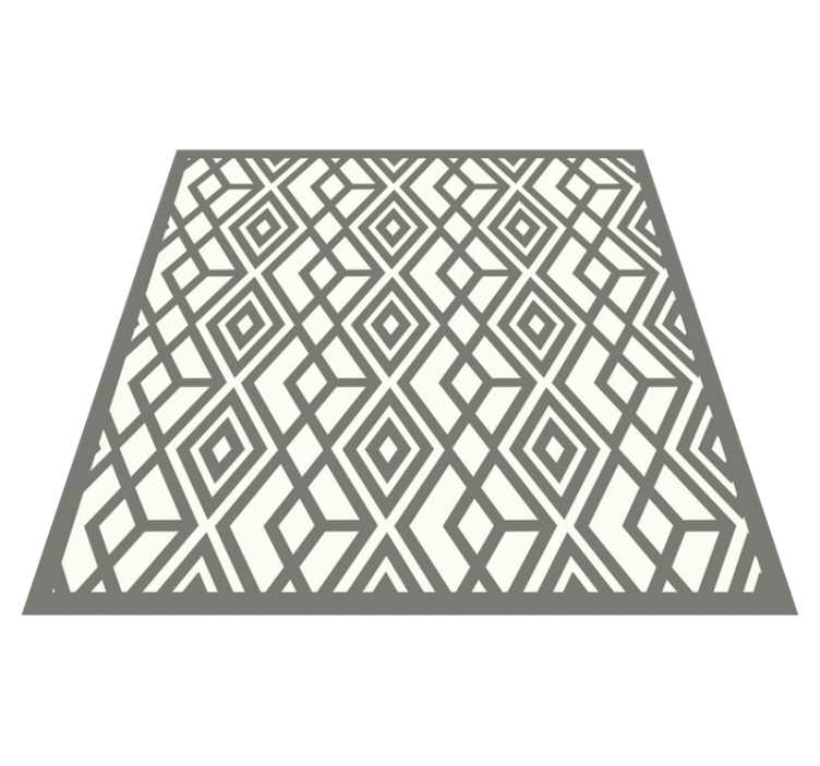 Tapis vinyles géométriques emblème de diamant - TenStickers