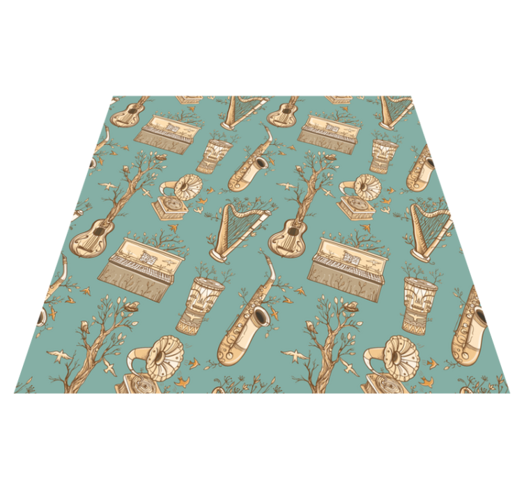 Tapis vinyle autres tapis concept d'instruments de musique - TenStickers