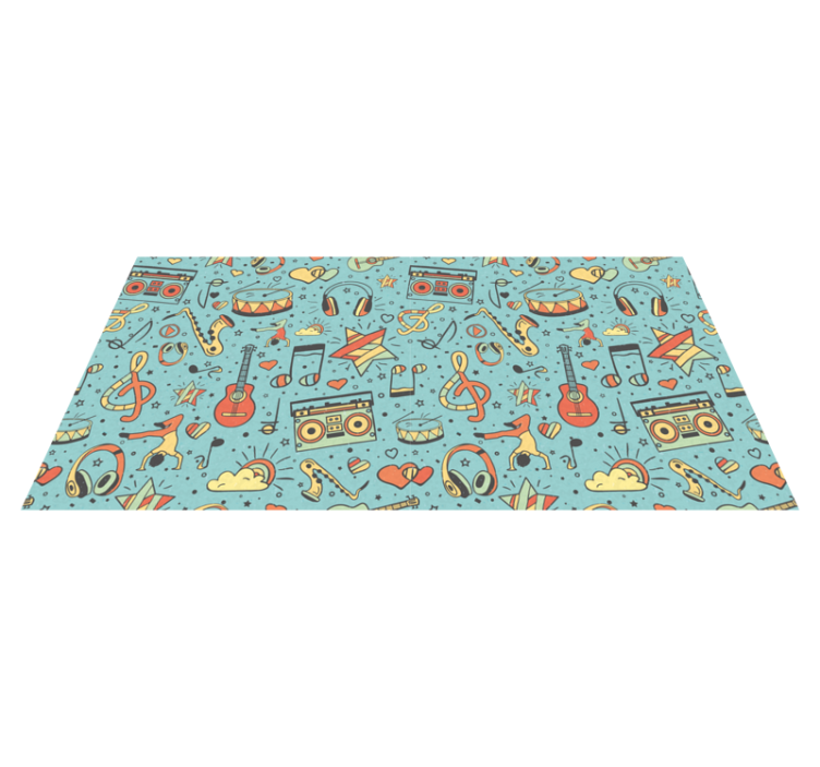 Tapis vinyle autres tapis thème musical - TenStickers