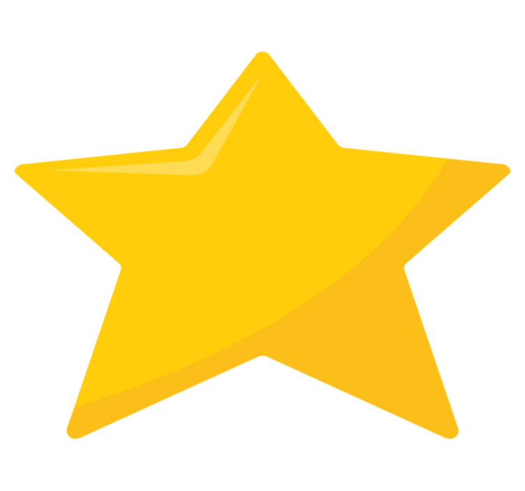 Tapis vinyle ado forme d'étoile brillante - TenStickers