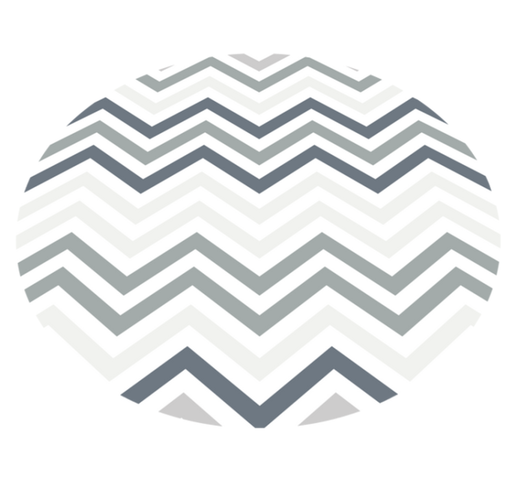 Tapis vinyle rayures motif chevron élégant - TenStickers