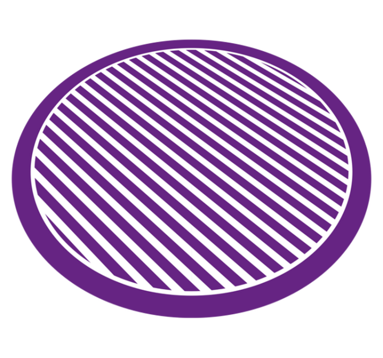 Tapis vinyle rayures cercle dégradé violet - TenStickers