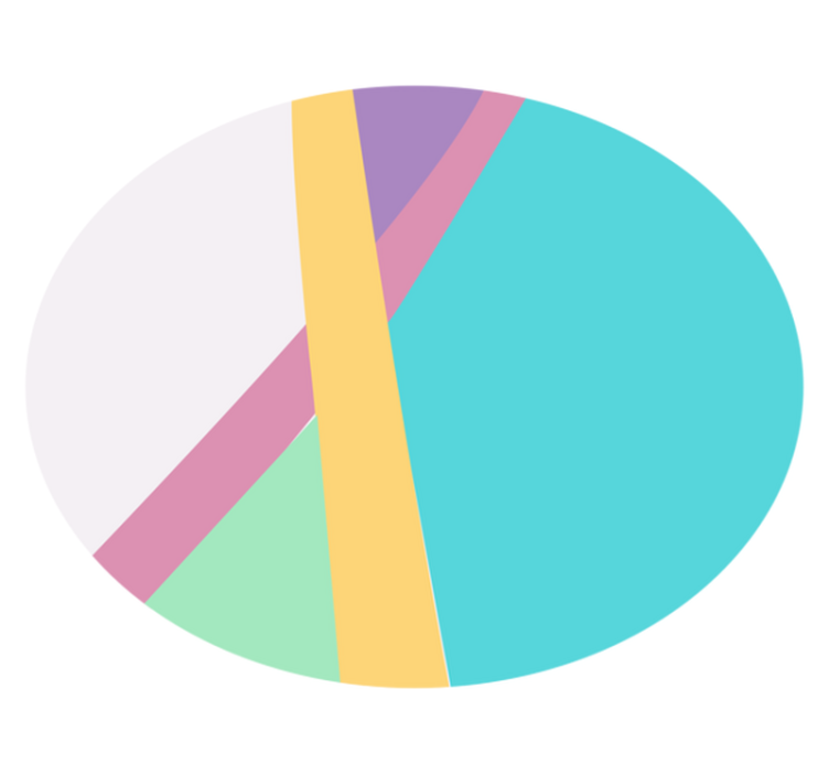 Tapis vinyle minimaliste blocs de couleur vifs - TenStickers