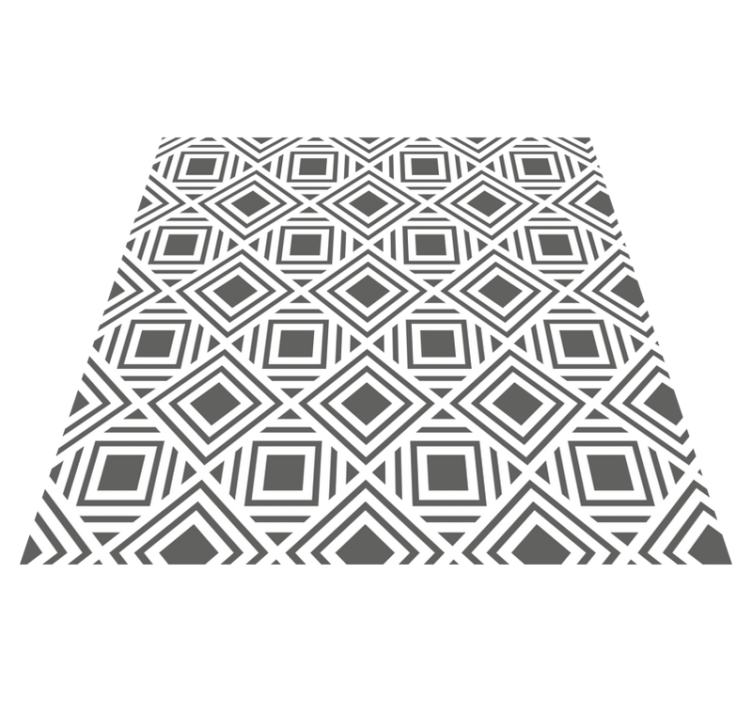 Tapis vinyles géométriques motif losanges élégant - TenStickers