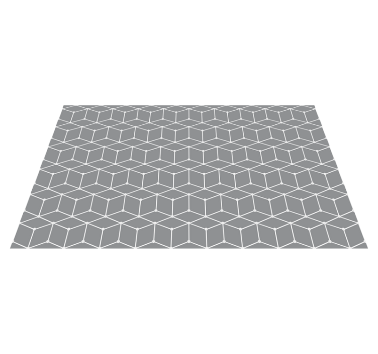 Tapis vinyles géométriques motif gris élégant - TenStickers