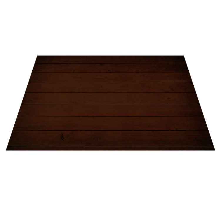 Tapis vinyle imitation parquet texture brun foncé - TenStickers
