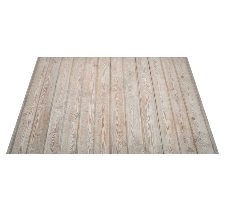 Tapis vinyle imitation parquet planches marron clair - TenStickers