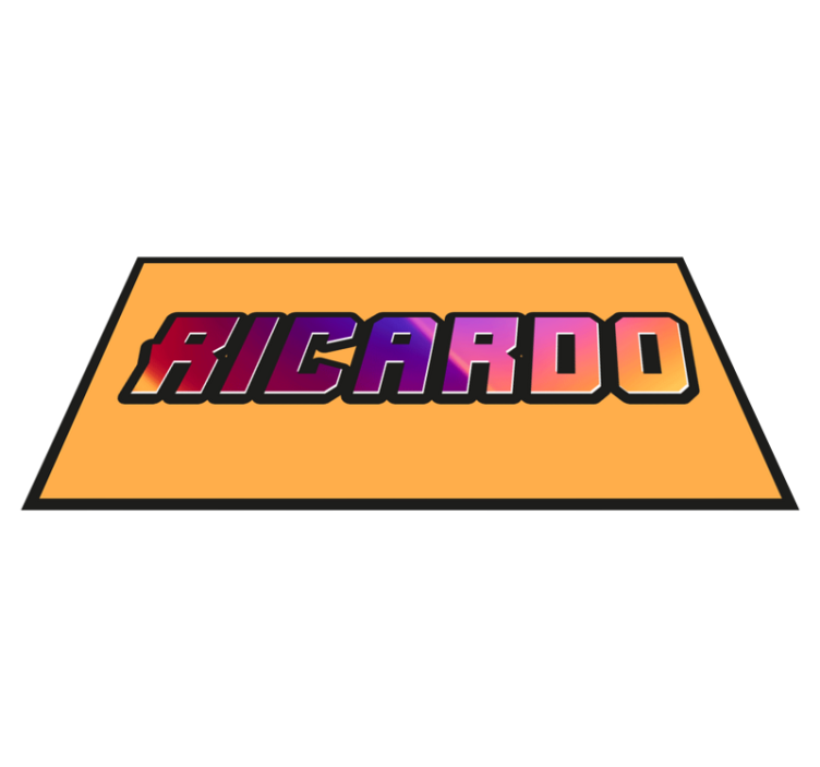 Tapis vinyle ado nom texturé personnalisé - TenStickers