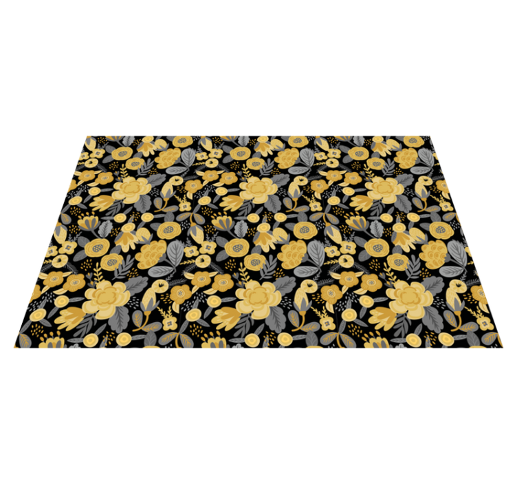 Tapis vinyle nature élégance de l'imprimé floral - TenStickers