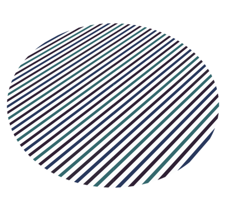 Tapis vinyle rayures gris et vert - TenStickers