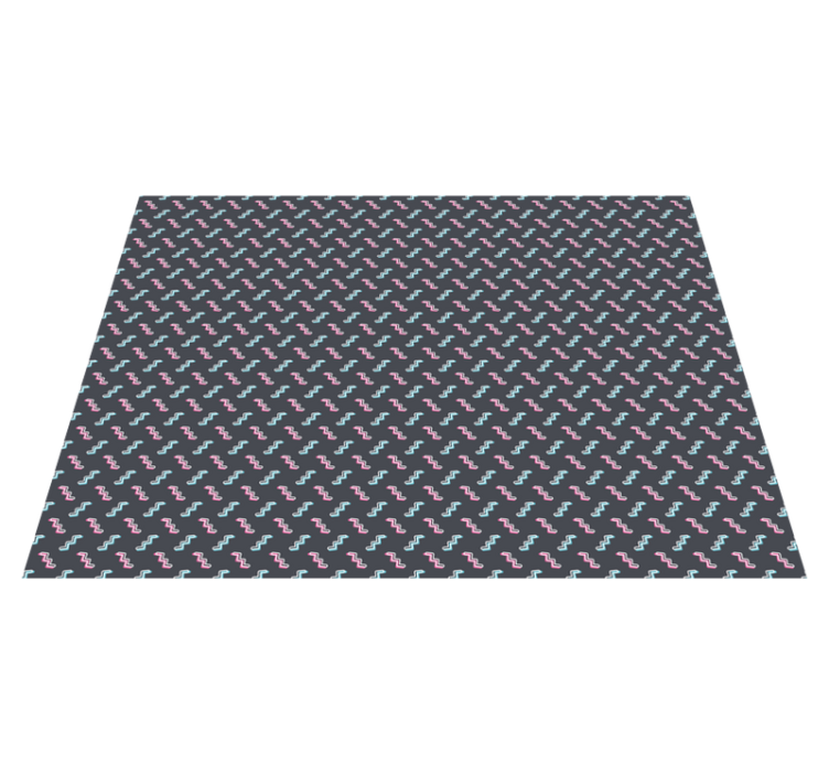 Tapis vinyle autres tapis formes ondulées colorées - TenStickers