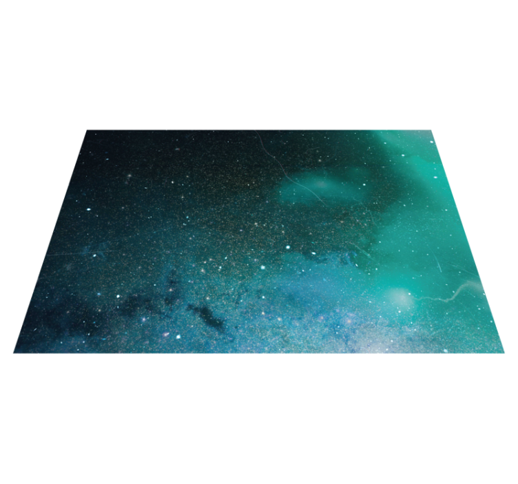 Tapis vinyle étoile teinte de la galaxie cosmique - TenStickers