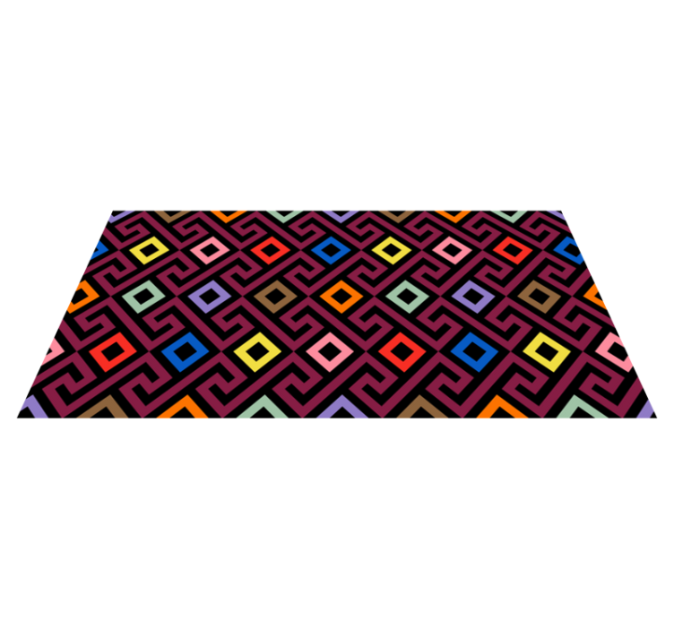 Tapis vinyles géométriques style vivant - TenStickers
