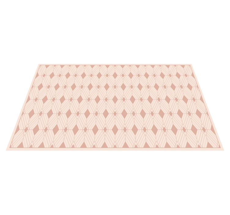Tapis vinyle design moderne motif géométrique en diamant - TenStickers