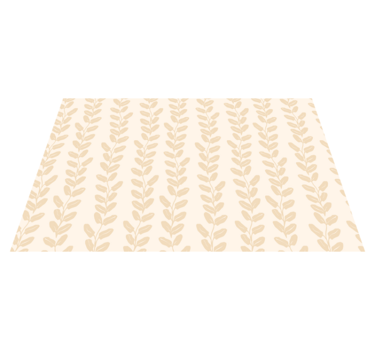 Tapis vinyle fleurs et plantes motif botanique - TenStickers