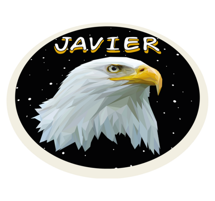 Tapis vinyle personnalisé aigle personnalisable - TenStickers