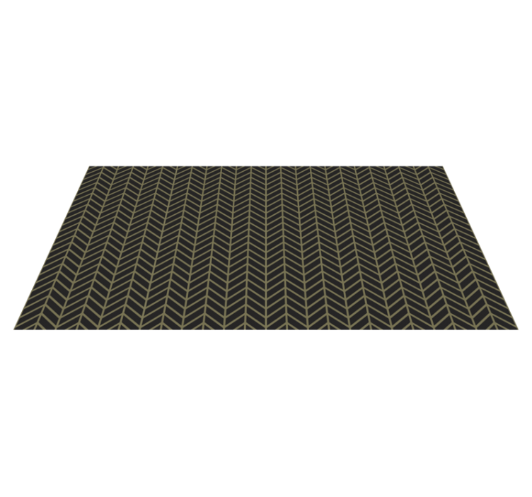 Tapis vinyle motif rayé chevrons - TenStickers