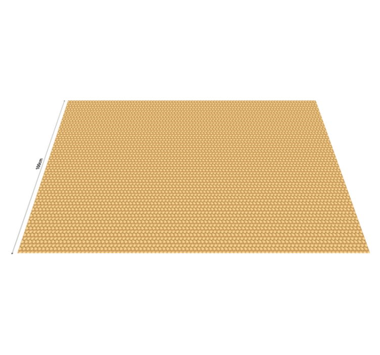 Tapis vinyle motif Texture osier - TenStickers