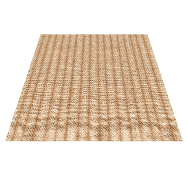 Tapis vinyle motif Imitation jute - TenStickers