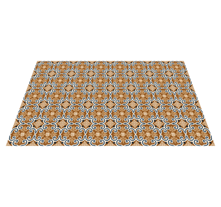 Tapis vinyle imitation carreaux de ciment - TenStickers