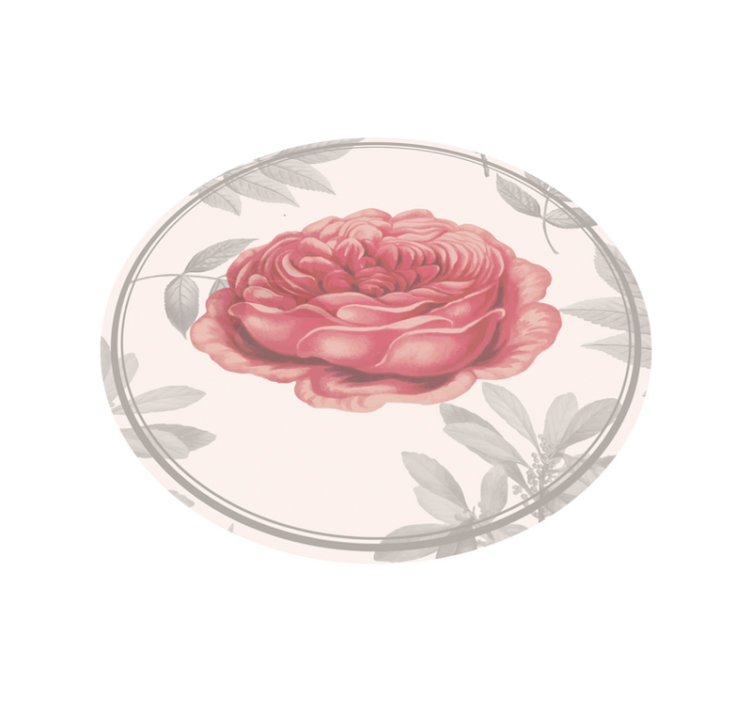 Tapis vinyle salon rose couleur rose - TenStickers