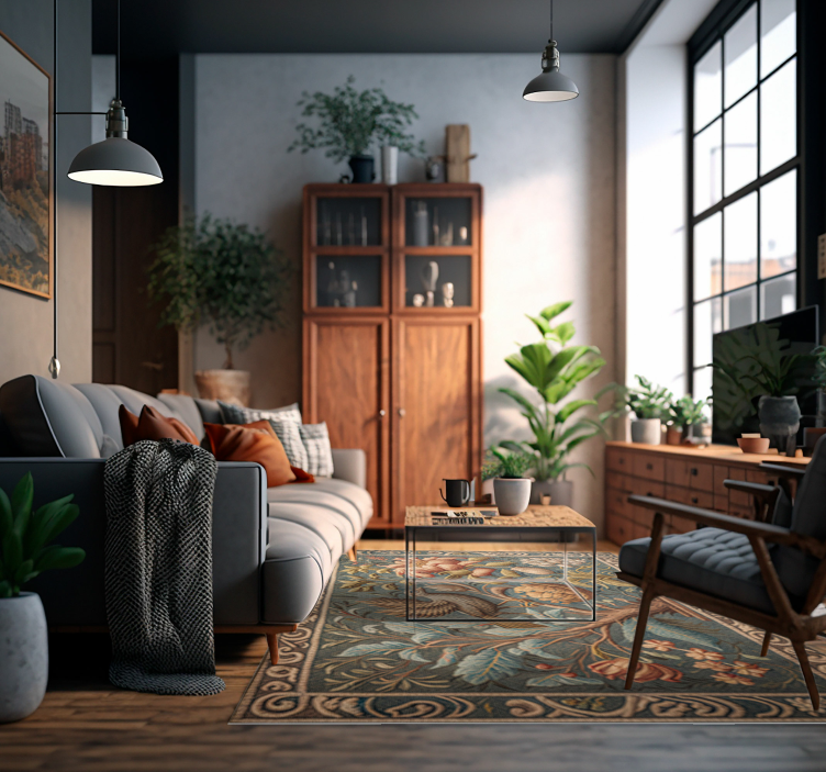 Tapis vintage tapisserie flamande - TenStickers