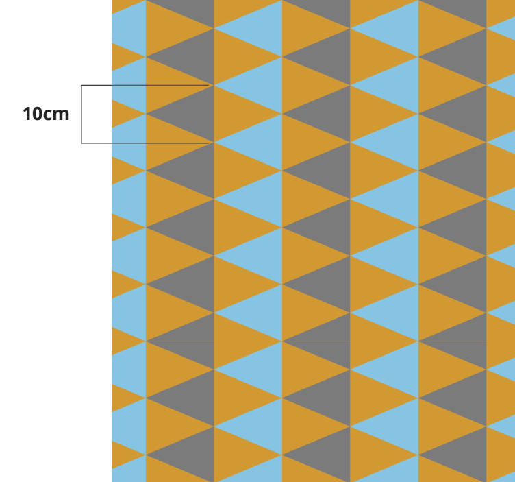 Tapis vinyles géométriques composition triangulaire - TenStickers