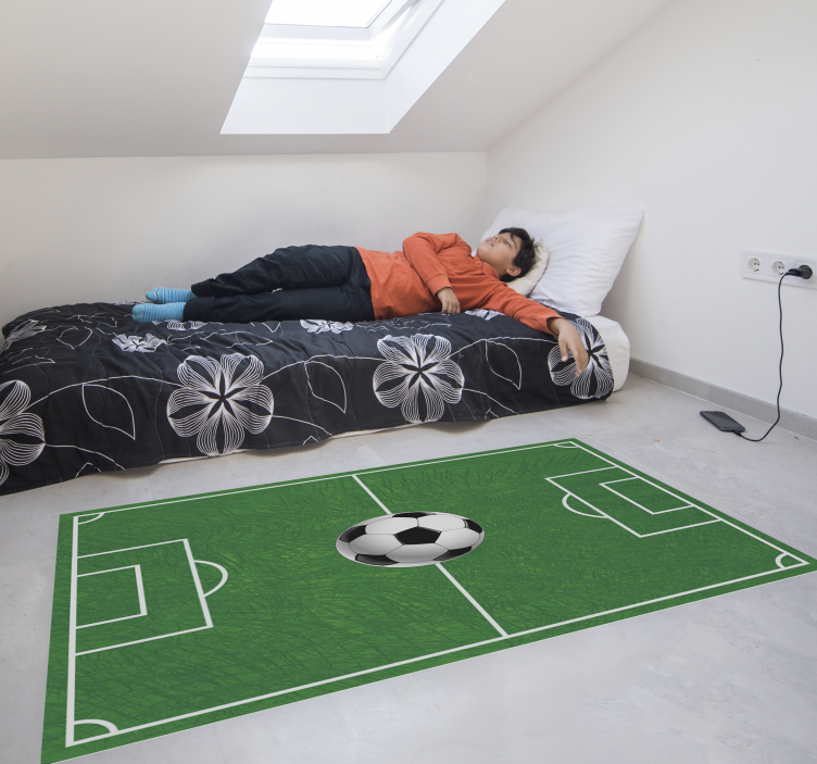 Tapis de vinyle pour terrain de football pour adolescents - TenStickers