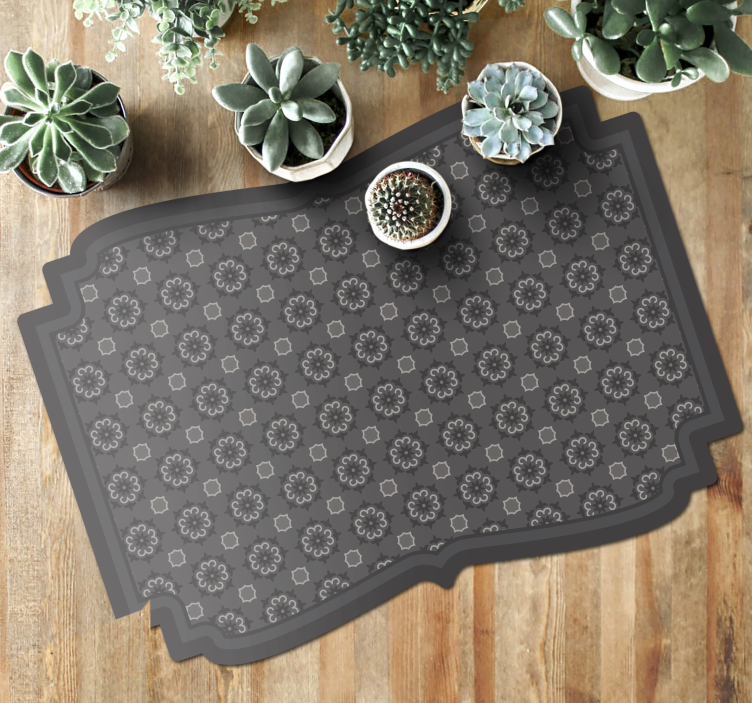 Tapis mosaique vinyle carrelage élégant - TenStickers