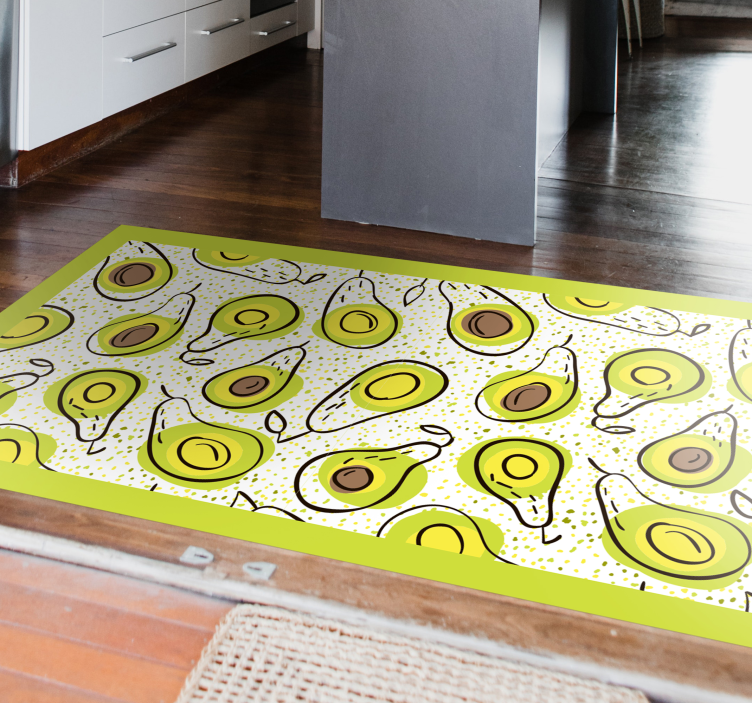 Tapis vinyle cuisine délice d'avocat - TenStickers