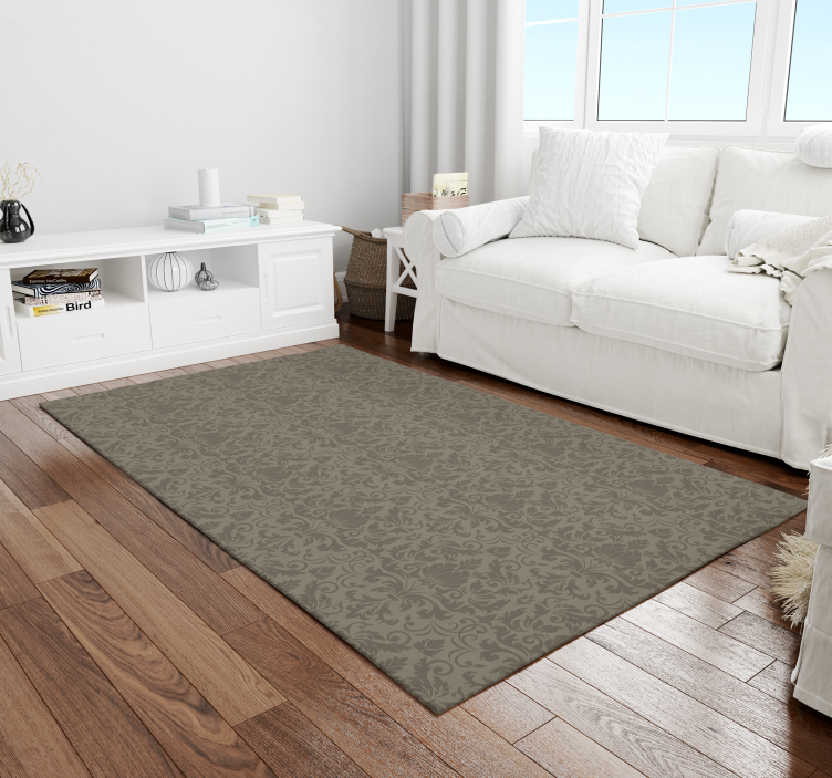 Tapis rétro motif baroque élégant - TenStickers
