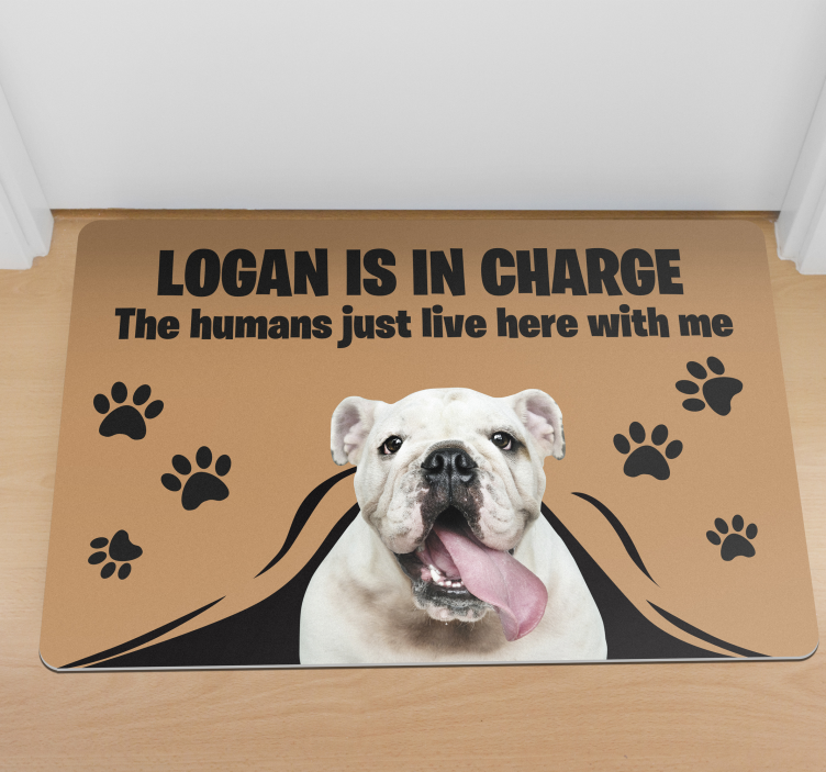 Tapis vinyle Animal de compagnie personnalisé - TenStickers