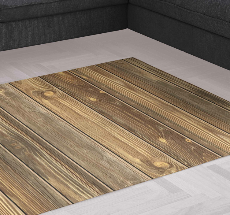 tapis vinyle en bois Effet bois - TenStickers