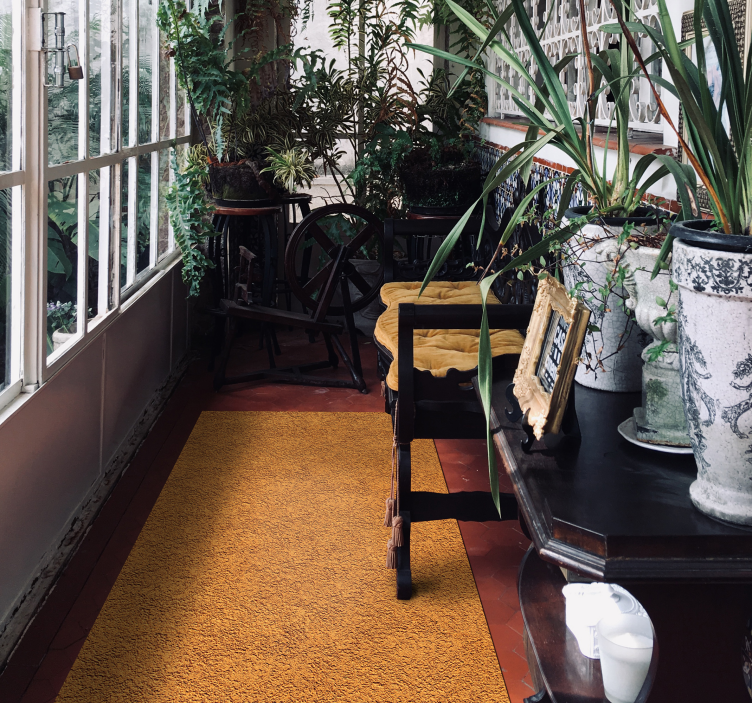 Tapis vinyle effet pierre Rouge-marron - TenStickers