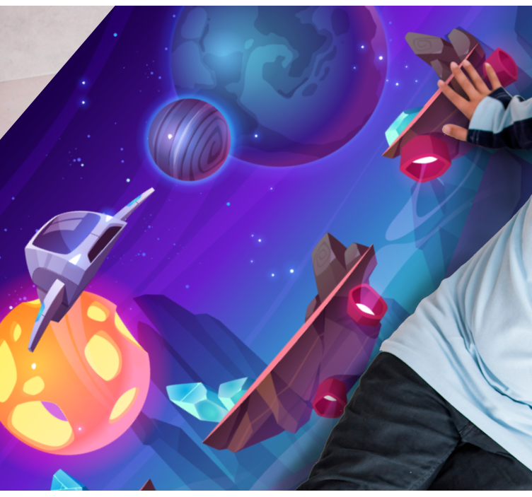 Tapis vinyle autres tapis aventure intergalactique - TenStickers