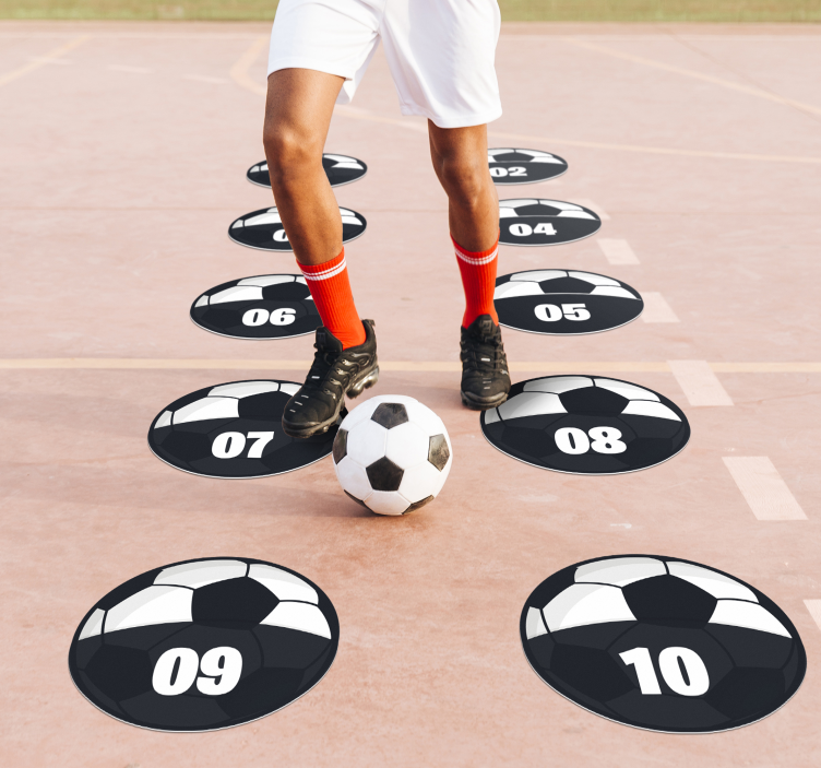 Tapis vinyle ado pack entraînement de football - TenStickers