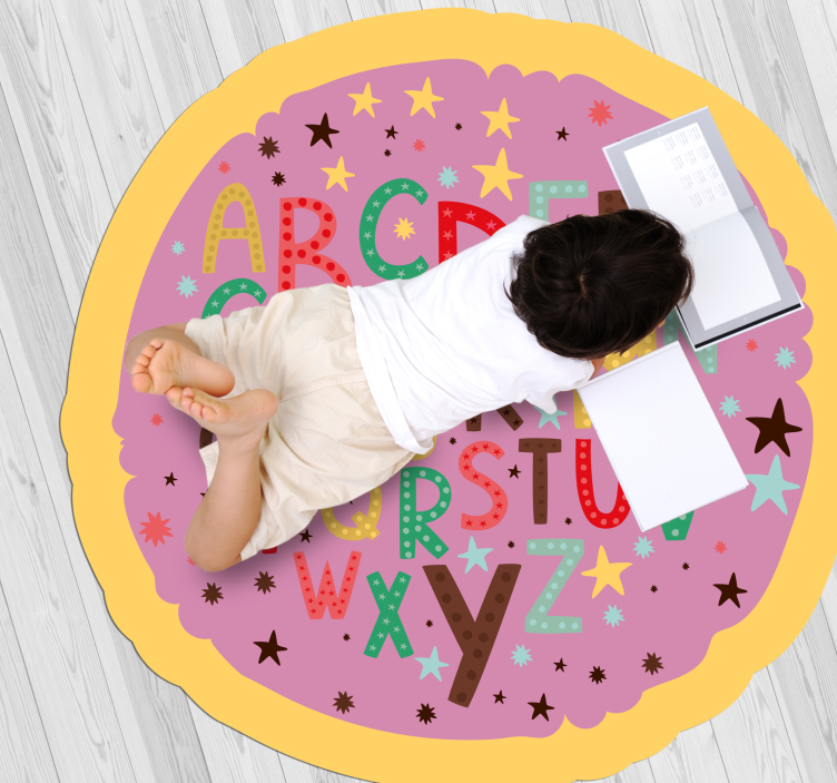 Tapis vinyle alphabet alphabétique pédagogique - TenStickers