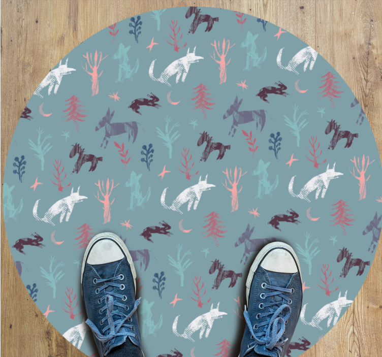 Tapis vinyle animal créatures inspirées de la nature - TenStickers